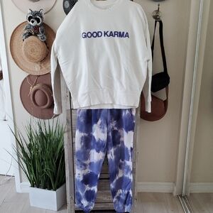 Spiritual Gangster White Knit Top